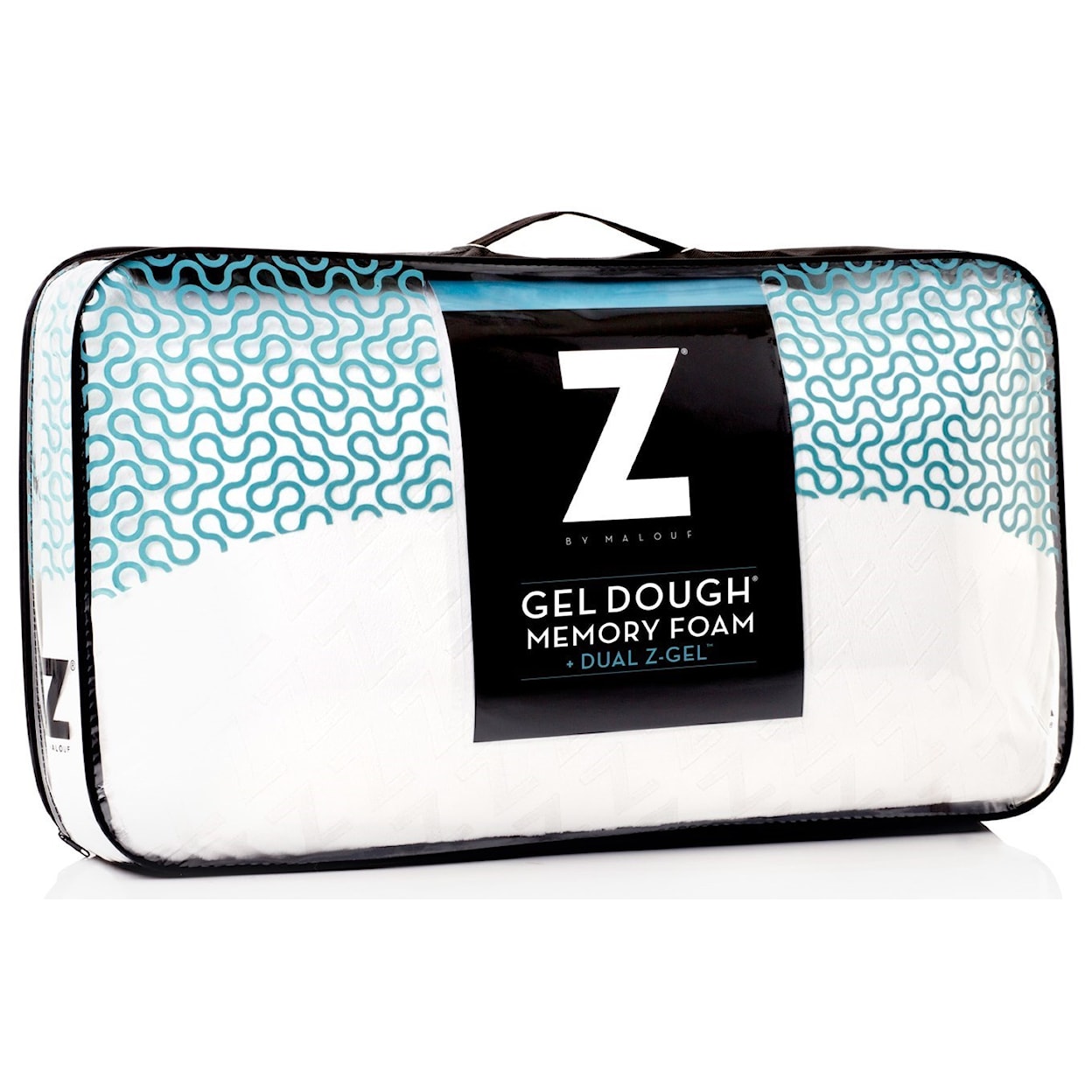 Malouf Gel Dough and Dual Z™ Gel Queen Gel Dough+Dual Z™ Gel Mid Loft Pillow