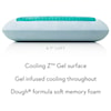 Malouf Gel Dough and Z™ Gel King Gel Dough + Z™ Gel Mid Loft Pillow