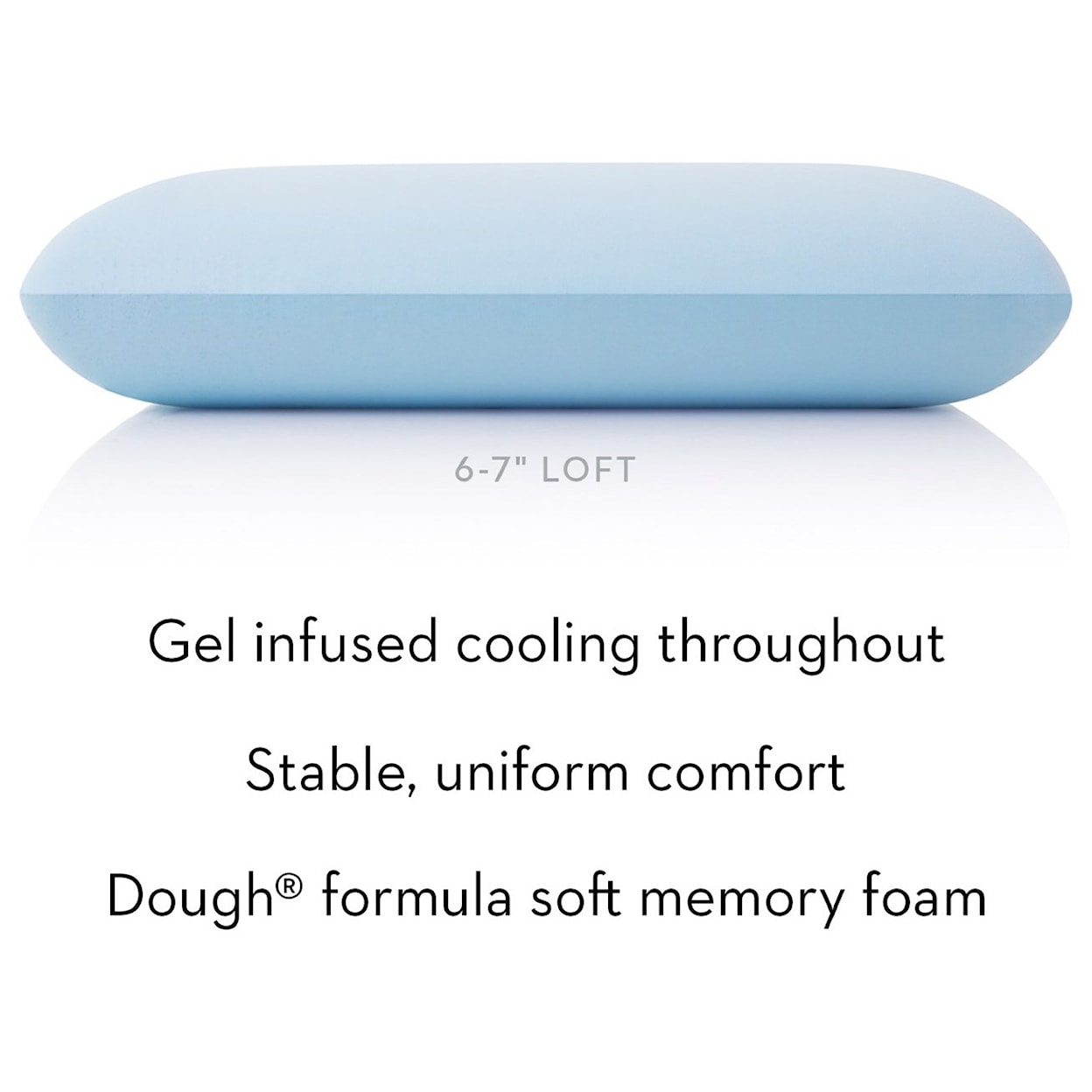 Malouf Gel Dough Queen Gel Dough High Loft Pillow