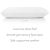 Malouf Gelled Microfiber and Gel Dough Travel Gelled Microfiber + Gel Dough Pillow