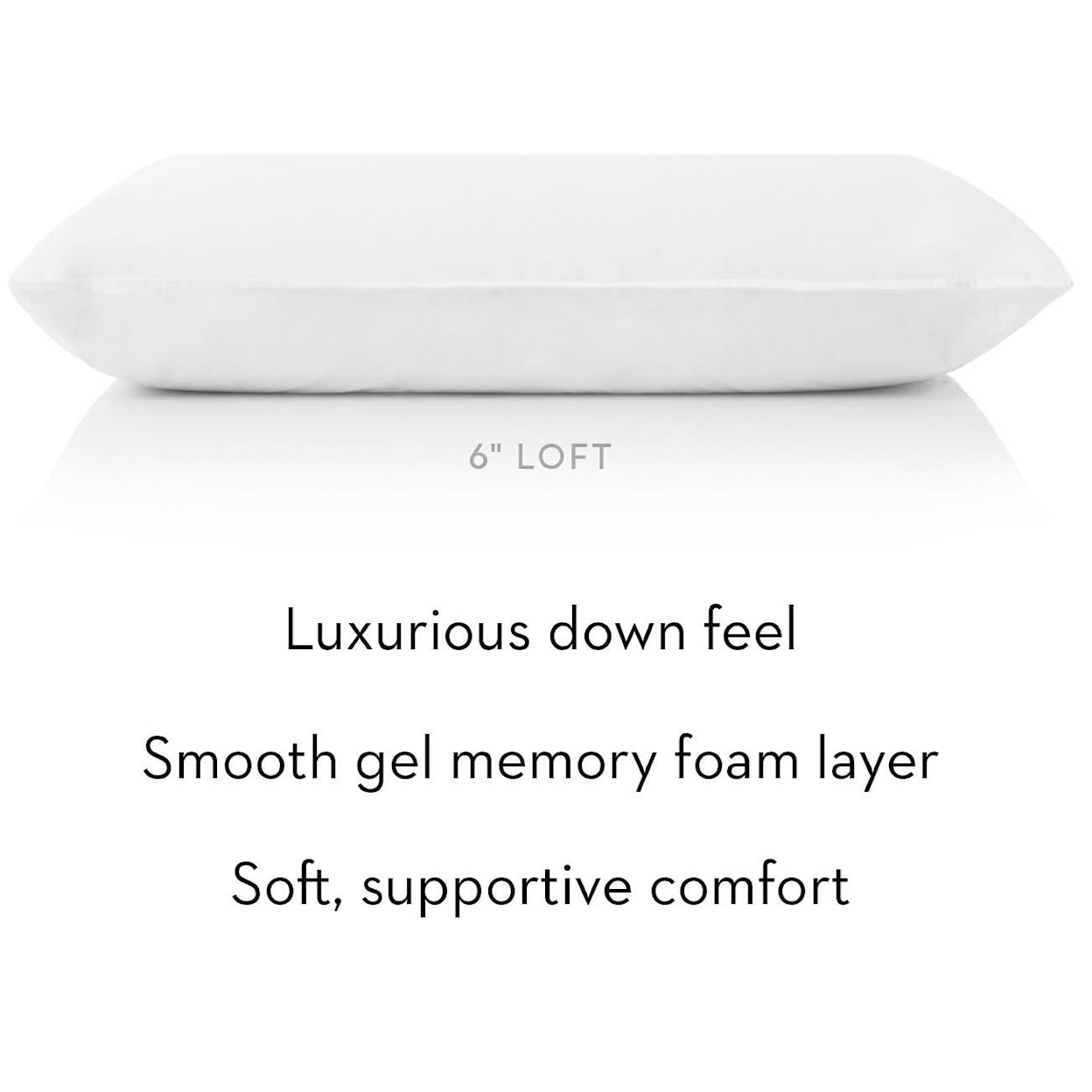 Malouf Gelled Microfiber and Gel Dough Travel Gelled Microfiber + Gel Dough Pillow