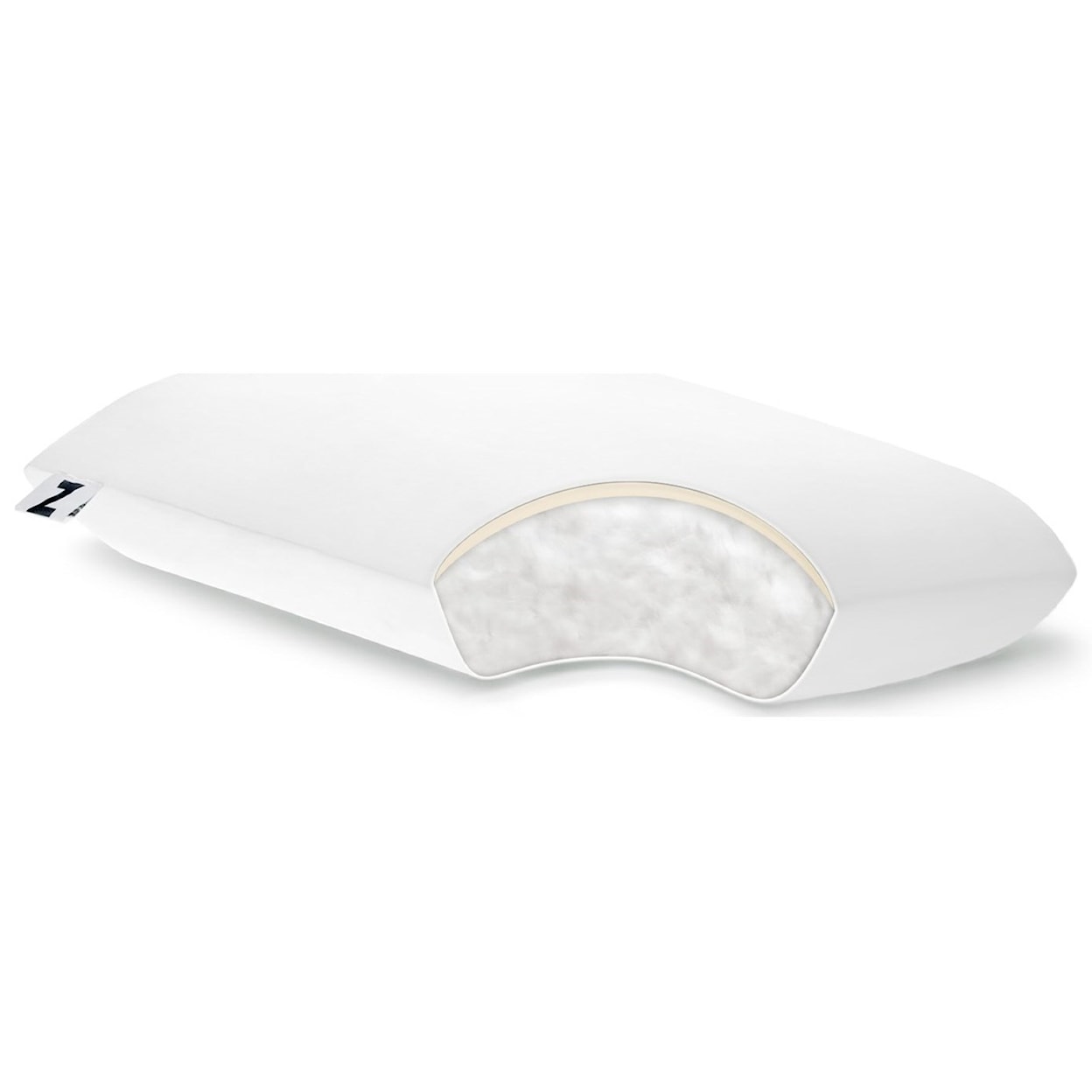 Malouf Gelled Microfiber and Memory Foam King Gelled Microfiber + Memory Foam Pillow