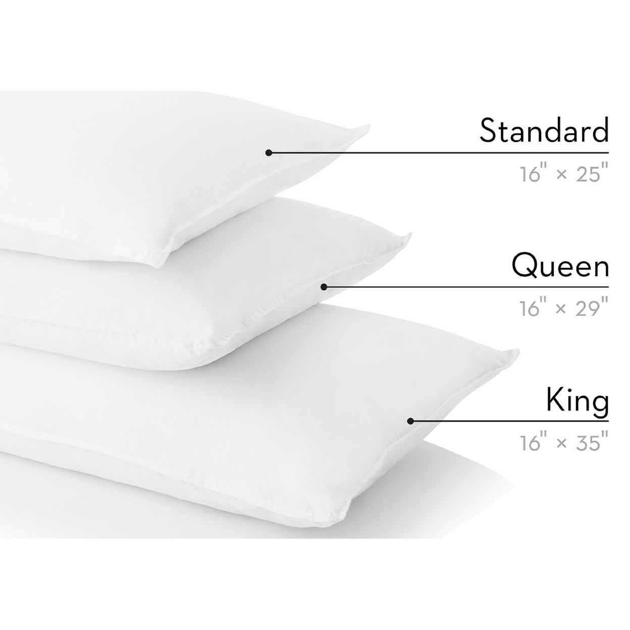 Malouf Gelled Microfiber and Memory Foam King Gelled Microfiber + Memory Foam Pillow