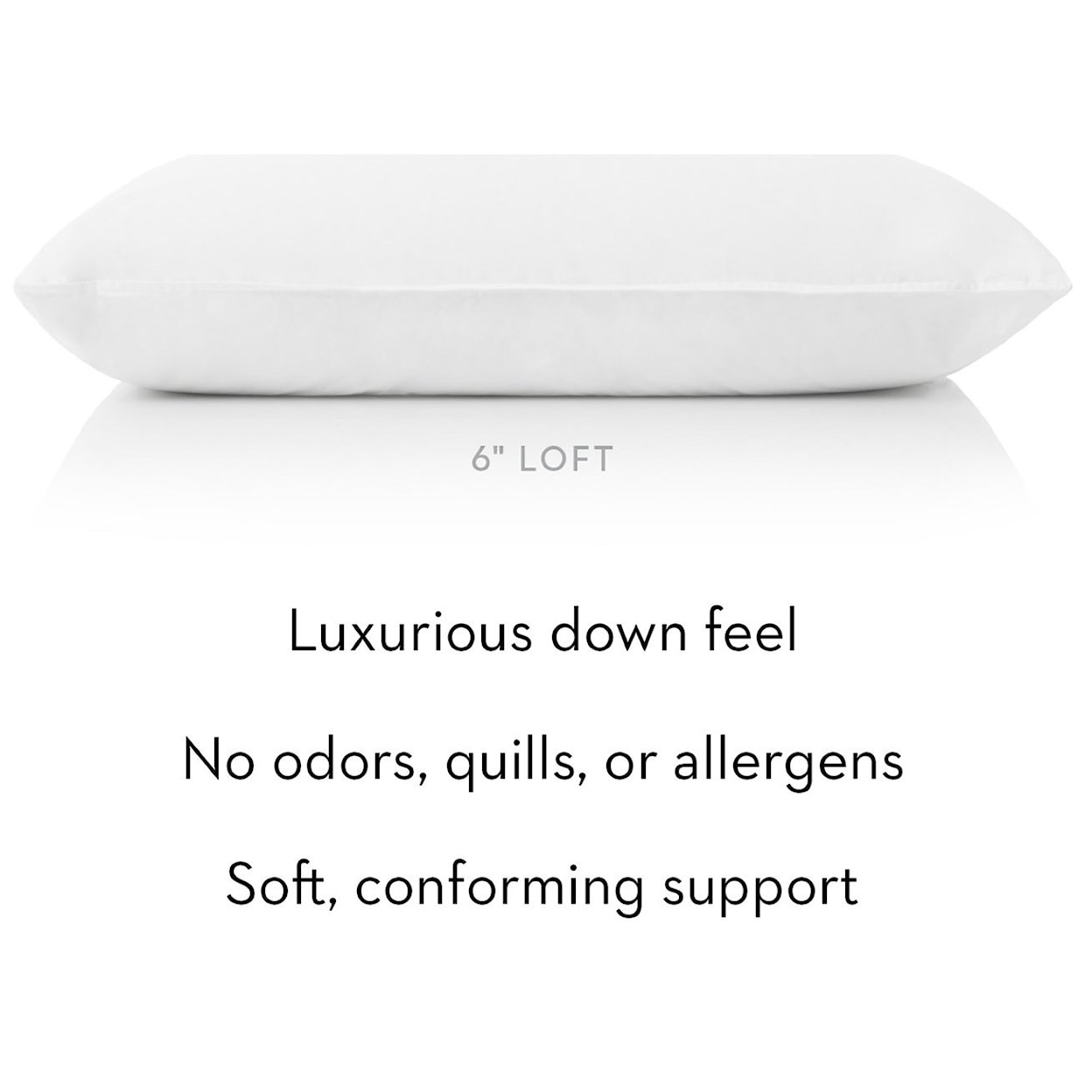 Malouf Gelled Microfiber and Memory Foam Queen Gelled Microfiber + Memory Foam Pillow