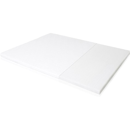 Queen 2" Latex Foam Mattress Topper 