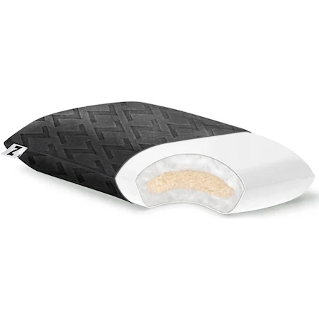 Travel Shredded Latex+Gel Microfiber Pillow