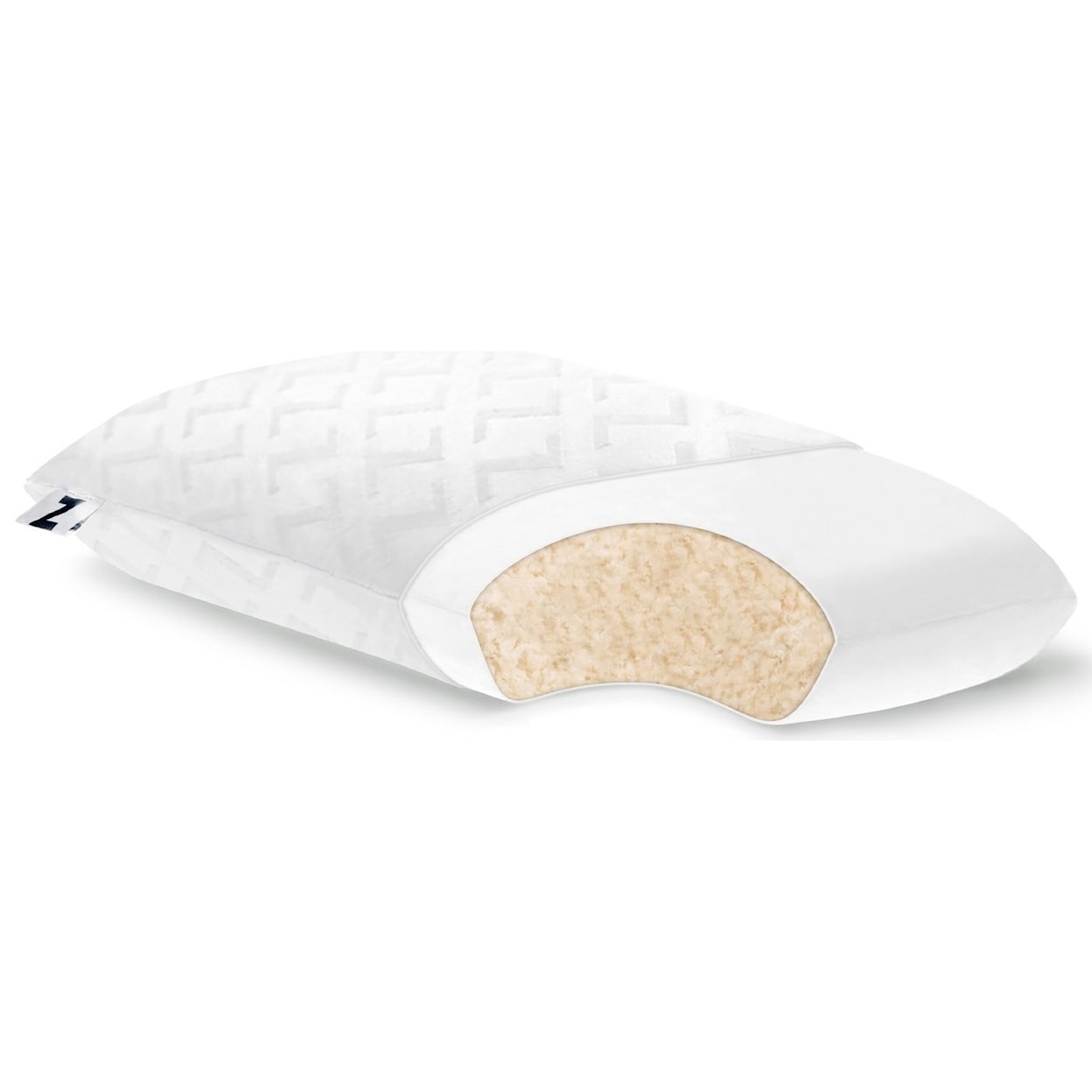 Malouf Shredded Latex Queen Shredded Latex Pillow