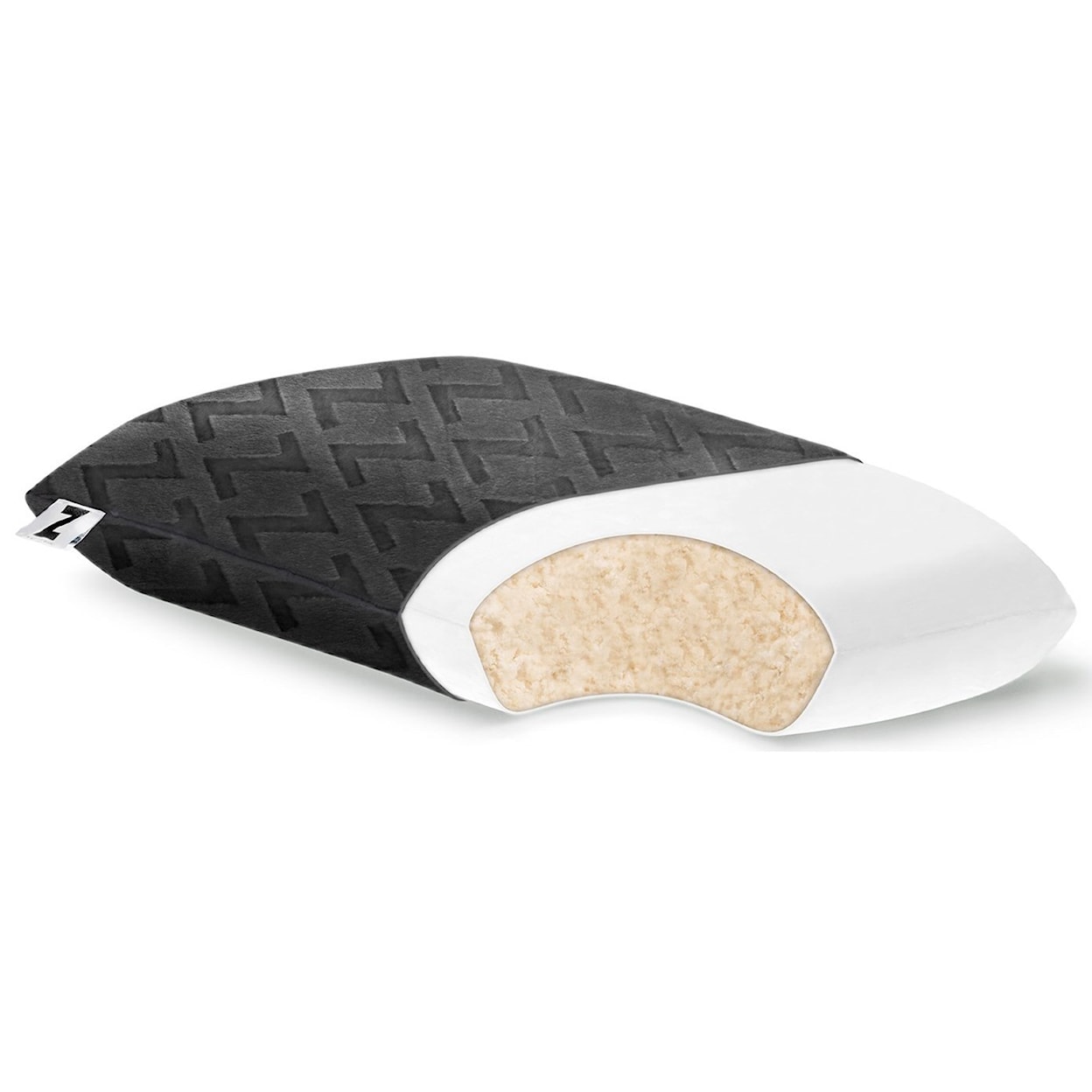 Malouf Shredded Latex Travel Shredded Latex Pillow