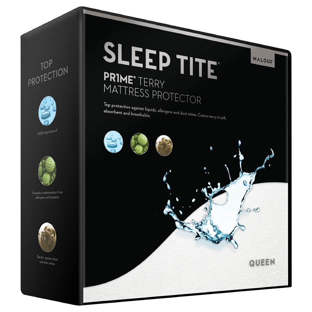 Malouf SL00 Sleeptite Terry Protector Full Terry Mattress Protector