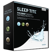 King 5 Sided Smooth Mattress Protector