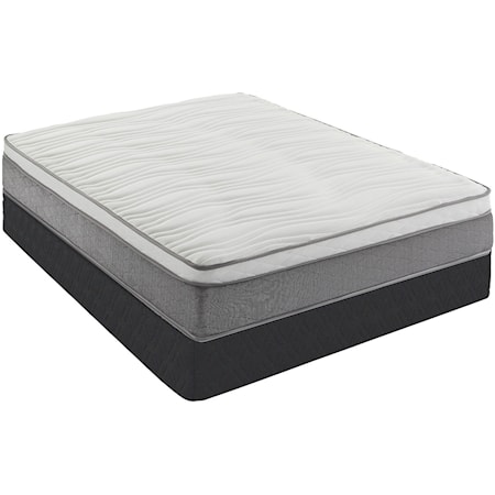 Queen 12" Plush Hybrid Mattress Set