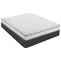 Twin Extra Long 7" Weekender Innerpring Mattress and 4" Superb Low Profile Foundation