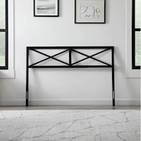 Matte Black King Headboard