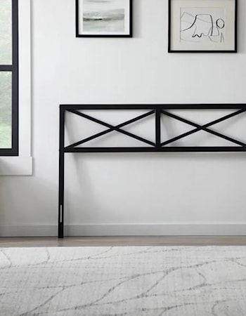 Matte Black King Headboard