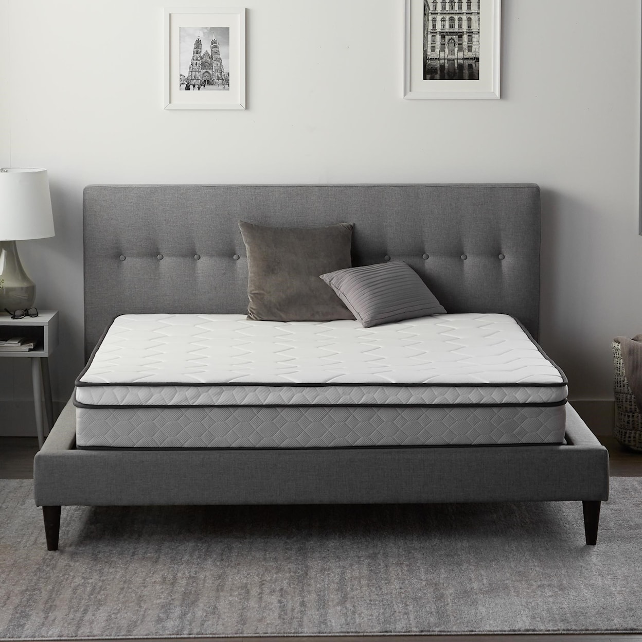 Malouf WK08XX0PMH 8" Hybrid Mattress ET Twin