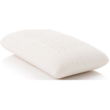 Queen Zoned Talalay Latex Low Loft Plush Pil