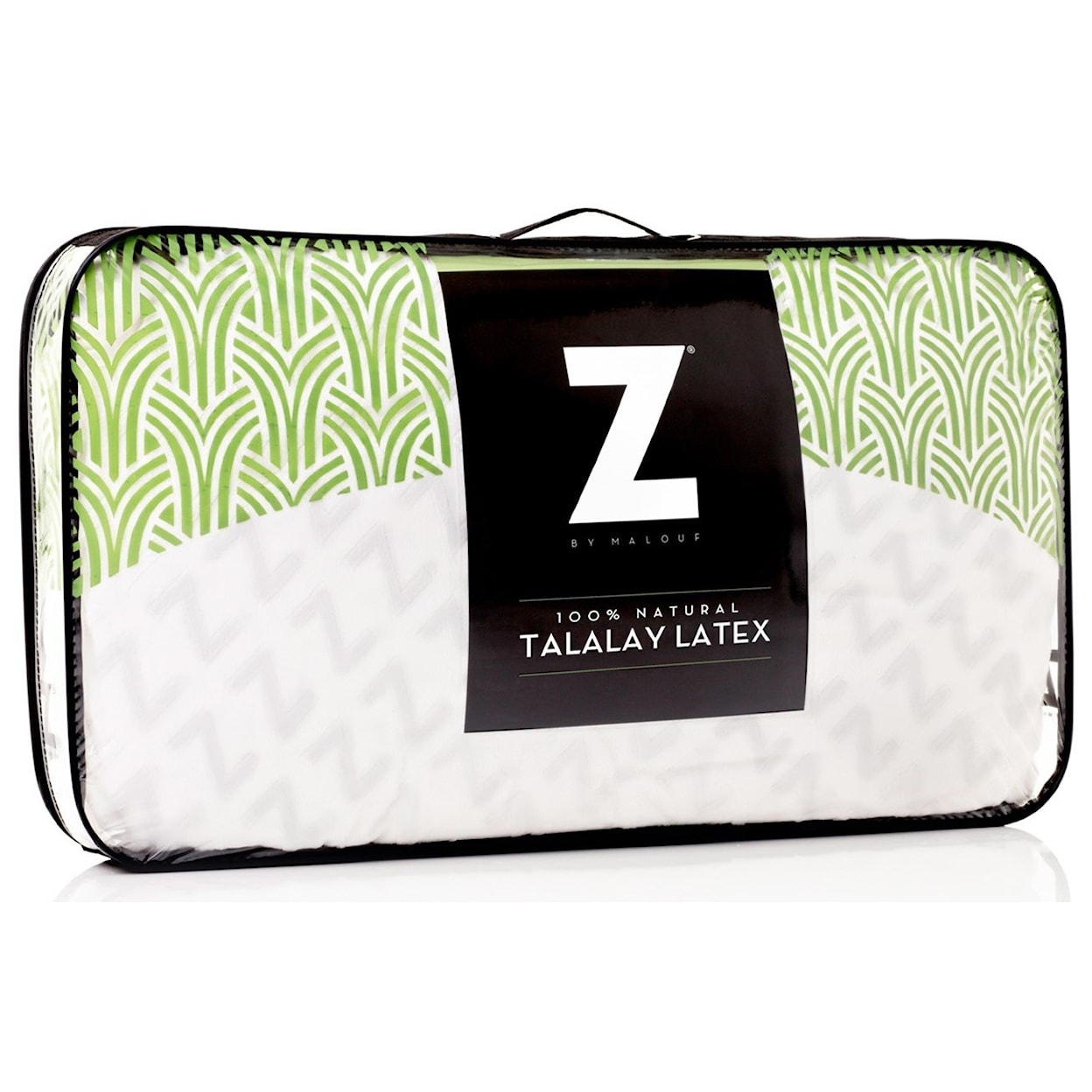 Malouf Zoned Talalay Latex Queen Zoned Talalay Latex Low Loft Plush Pil