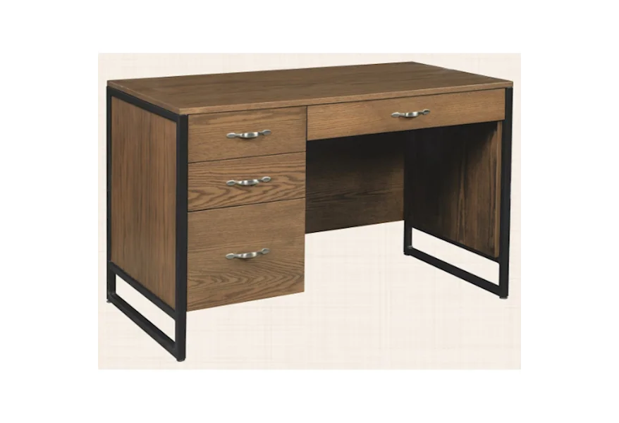 Bridgeport 48" Kneehole Desk by Maple Hill Woodworking at Saugerties Furniture Mart