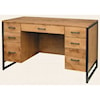 Maple Hill Woodworking Bridgeport 52" Executive Desk