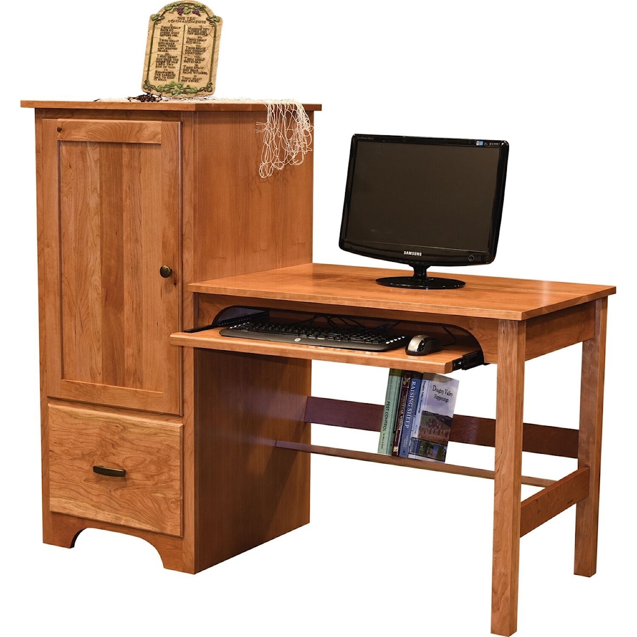 Maple Hill Woodworking Clark Computer Desk
