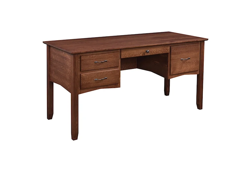 Linwood 60" Writing Desk by Maple Hill Woodworking at Saugerties Furniture Mart