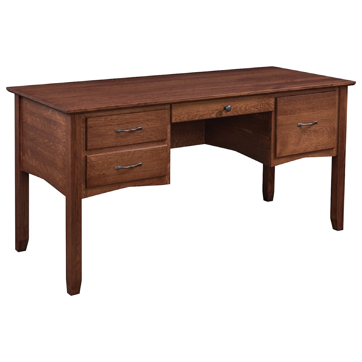 Maple Hill Woodworking Linwood 60" Writing Desk