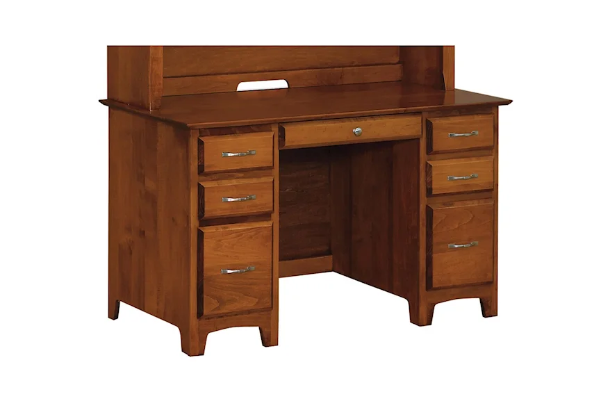 Linwood 50" Executive Desk by Maple Hill Woodworking at Saugerties Furniture Mart