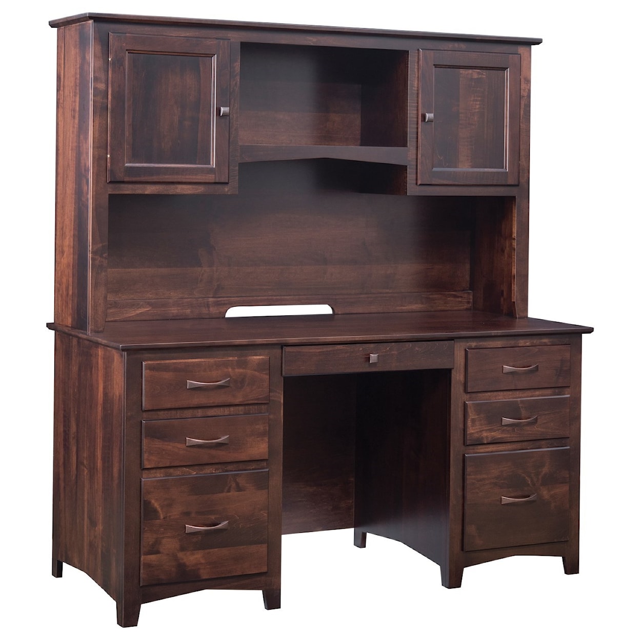 Maple Hill Woodworking Linwood 60" Executive Desk 