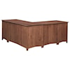 Maple Hill Woodworking Linwood L-Shape Corner Desk