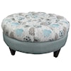 Marshfield Cecilia Round-Button Tufted Ottoman