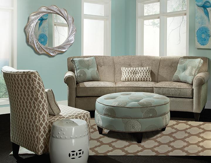 Round Non-Storage Ottoman