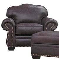 Traditional Rolled Arm Chair