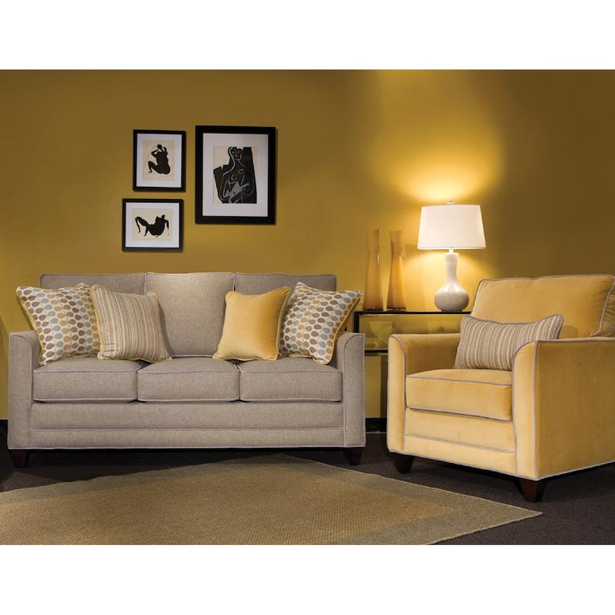 Marshfield Simply Yours Custom Built Queen Sleeper Sofa