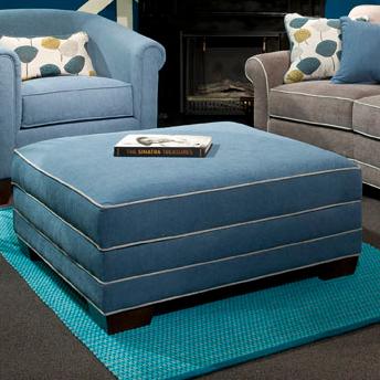 Custom Built Square Storage Ottoman