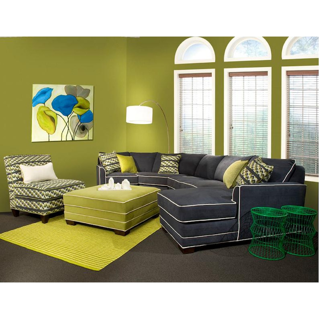 Marshfield Simply Yours 3 Pc Custom Built Sectional Sofa