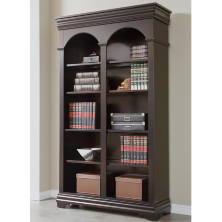 Double Open Bookcase