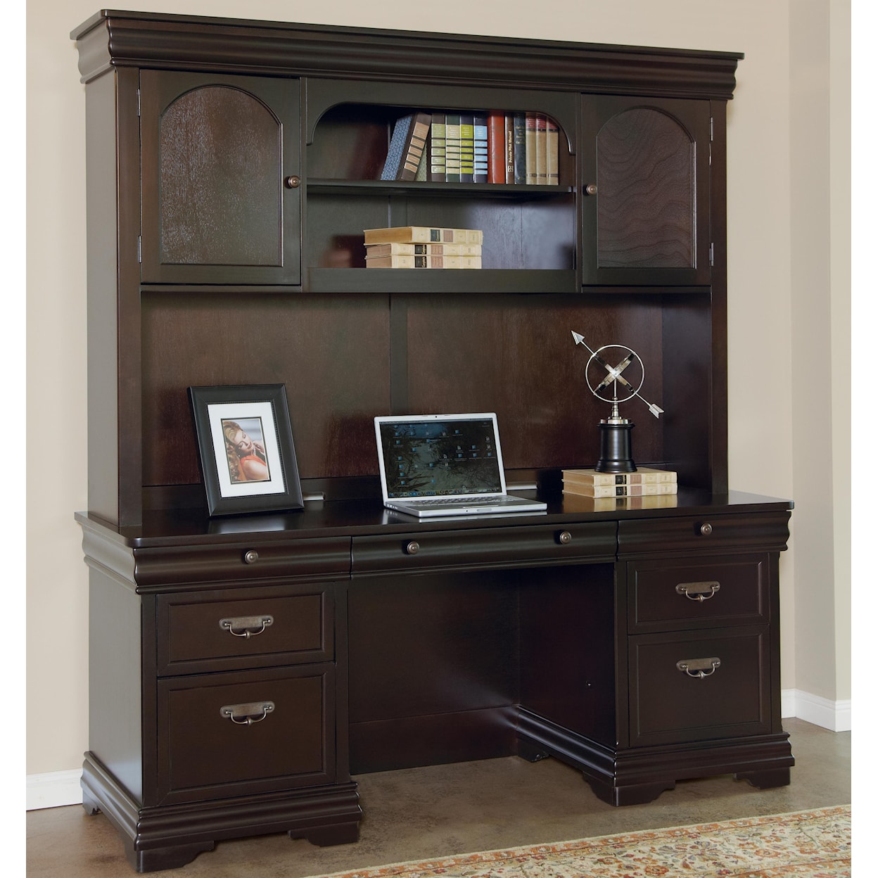 Martin Home Furnishings Beaumont Credenza with Hutch