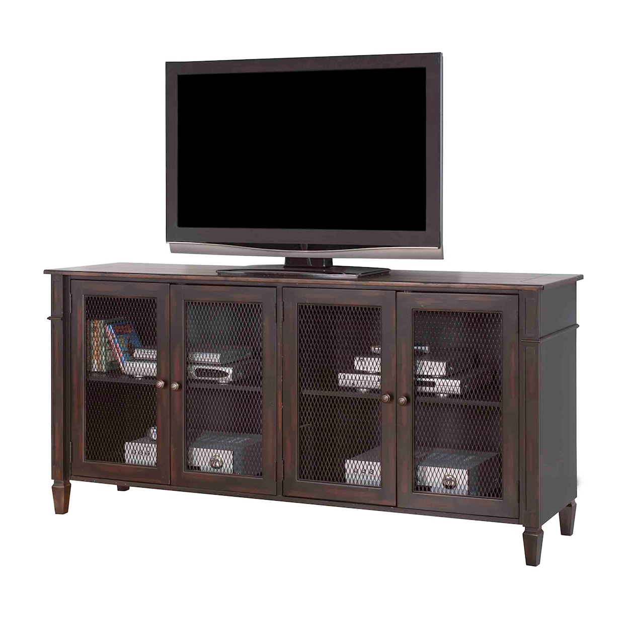 Martin Home Furnishings Eclectic Home Entertainment & Storage 72" TV Console