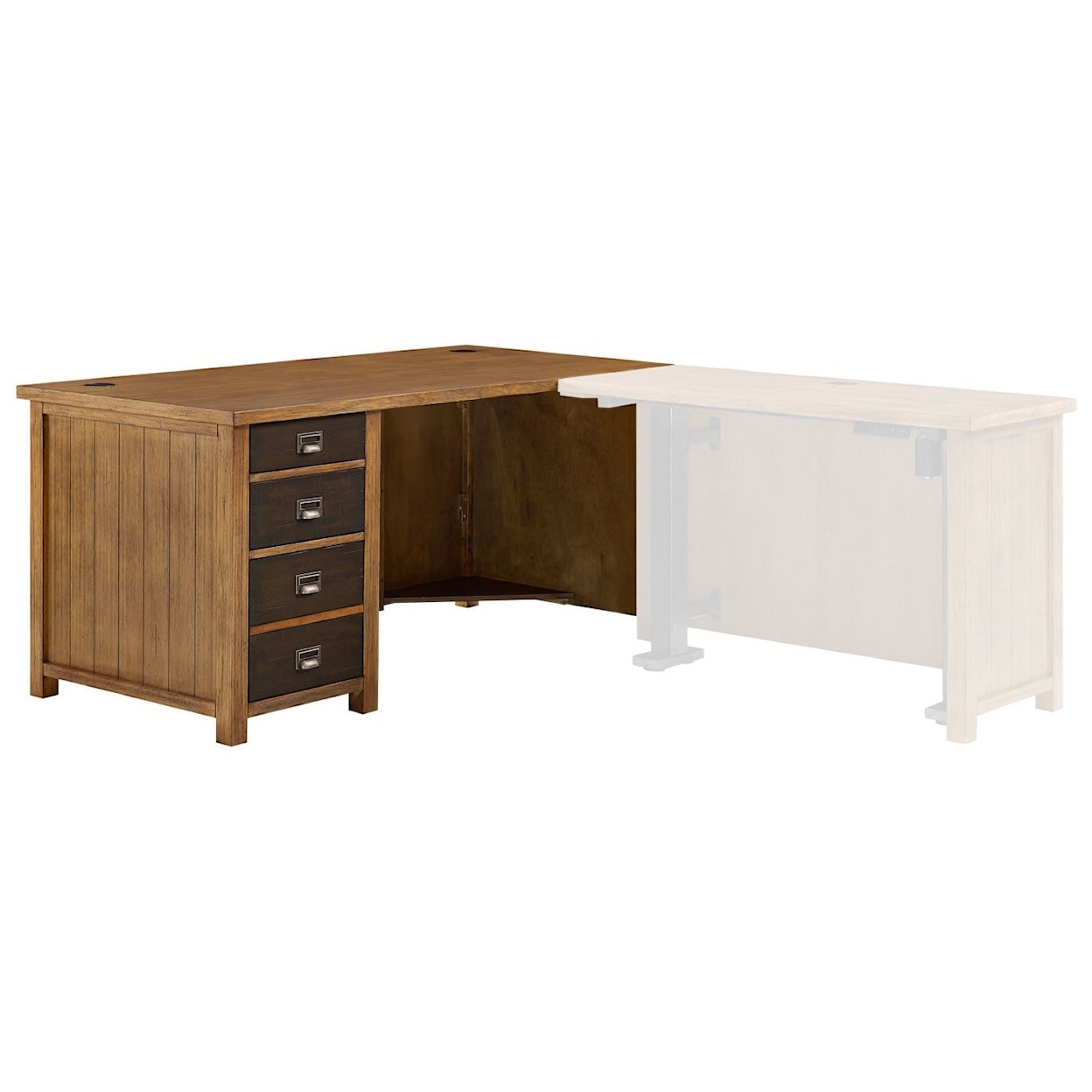 Martin Home Furnishings Heritage L-Shaped Desk