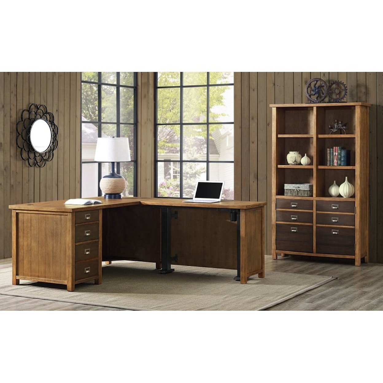 Martin Home Furnishings Heritage L-Shaped Desk