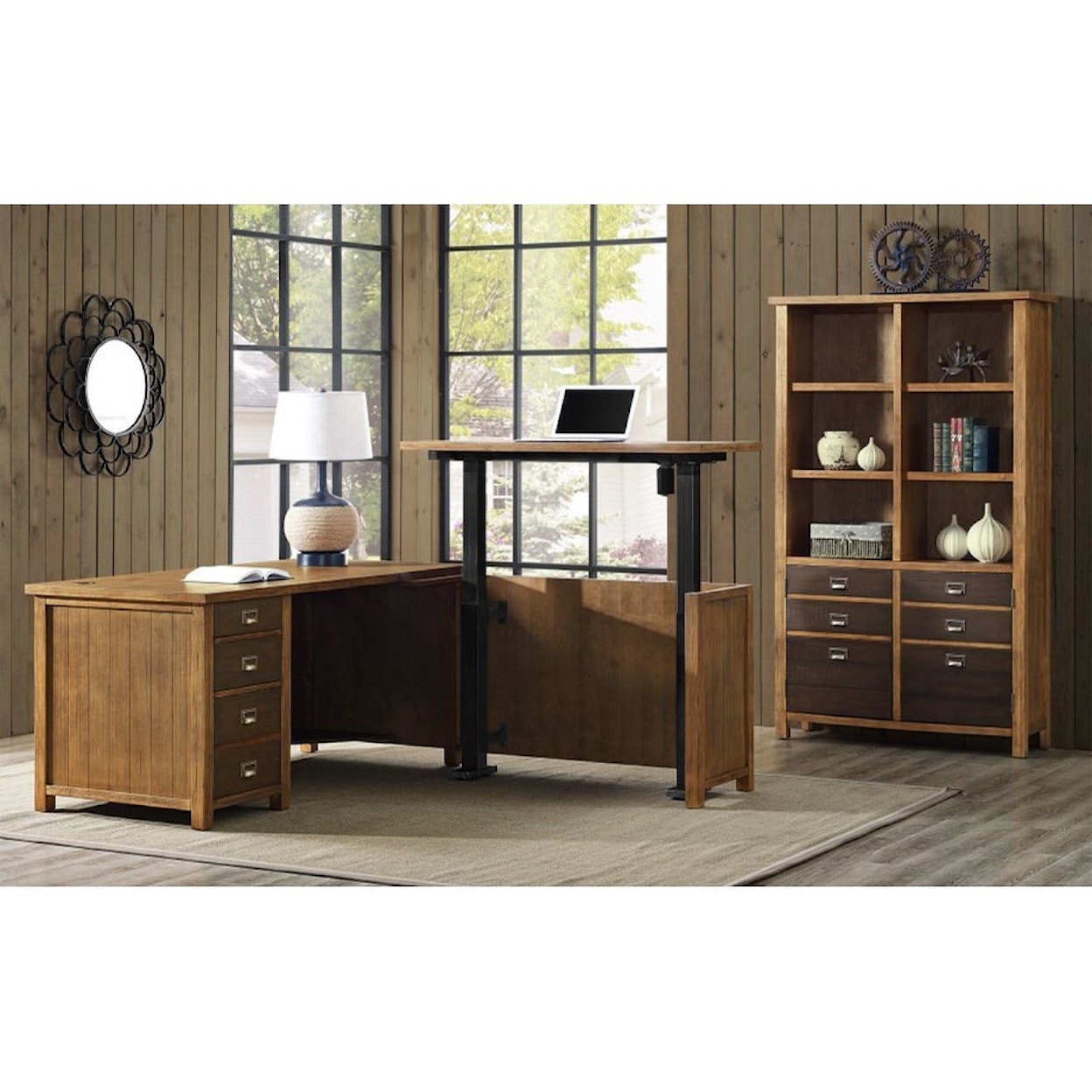 Martin Home Furnishings Heritage L-Shaped Desk