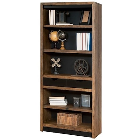 Modern Bookcase with 3 Adjustable Shelves