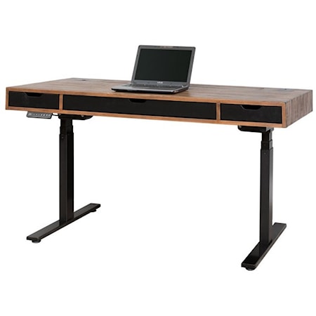 Electric Sit/Stand Desk with AC and USB Outlets