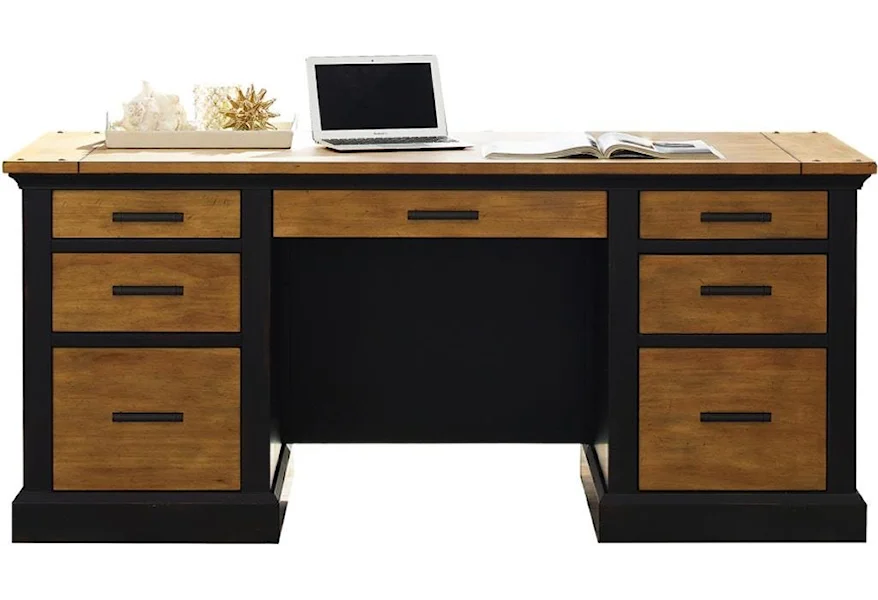 Toulouse Executive Desk by Martin Home Furnishings at Darvin Furniture