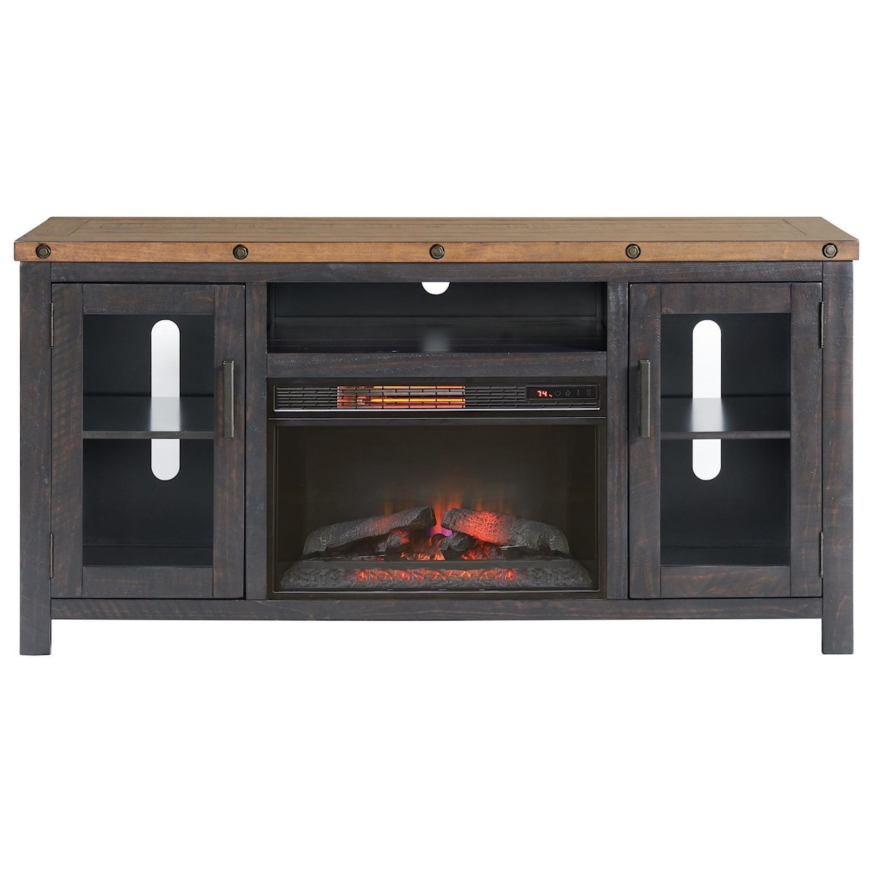Martin Svensson Home Bolton TV Stand with Fireplace
