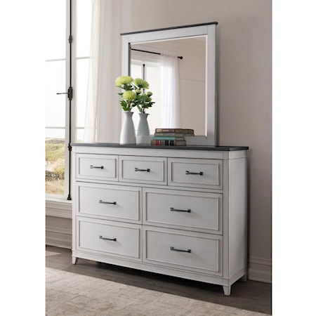 Dresser and Mirror