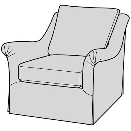 Grace Skirted Chair