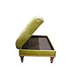 Massoud Massoud Ottomans Leather Storage Ottoman