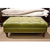 Massoud Massoud Ottomans Leather Storage Ottoman