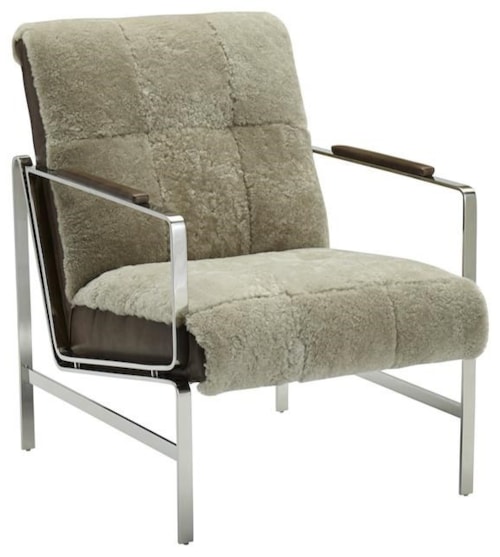 Jada Tufted Chrome Chair